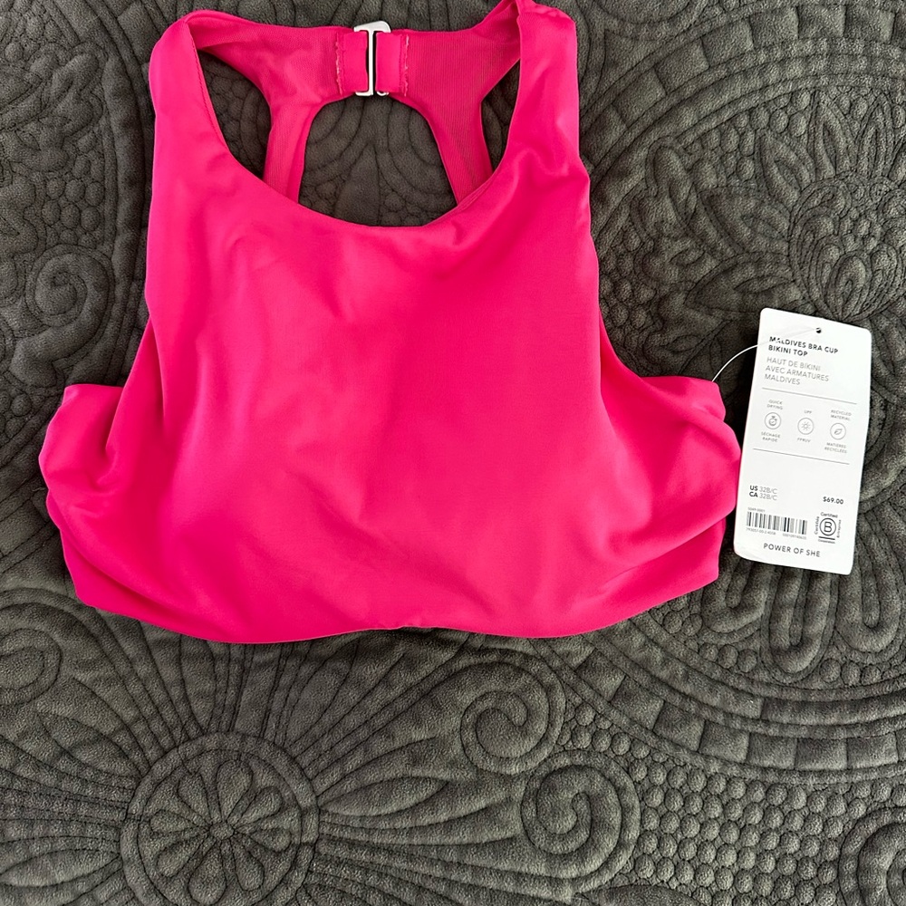 Athleta Maldives swim top 32 B/C